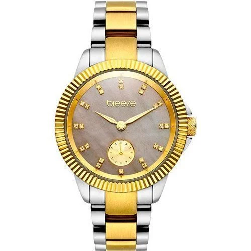 Φωτογραφία προϊόντος: ΡΟΛΟΙ BREEZE 710971.2 BREEZE Fairymade Crystals Two Tone Stainless Steel Bracelet