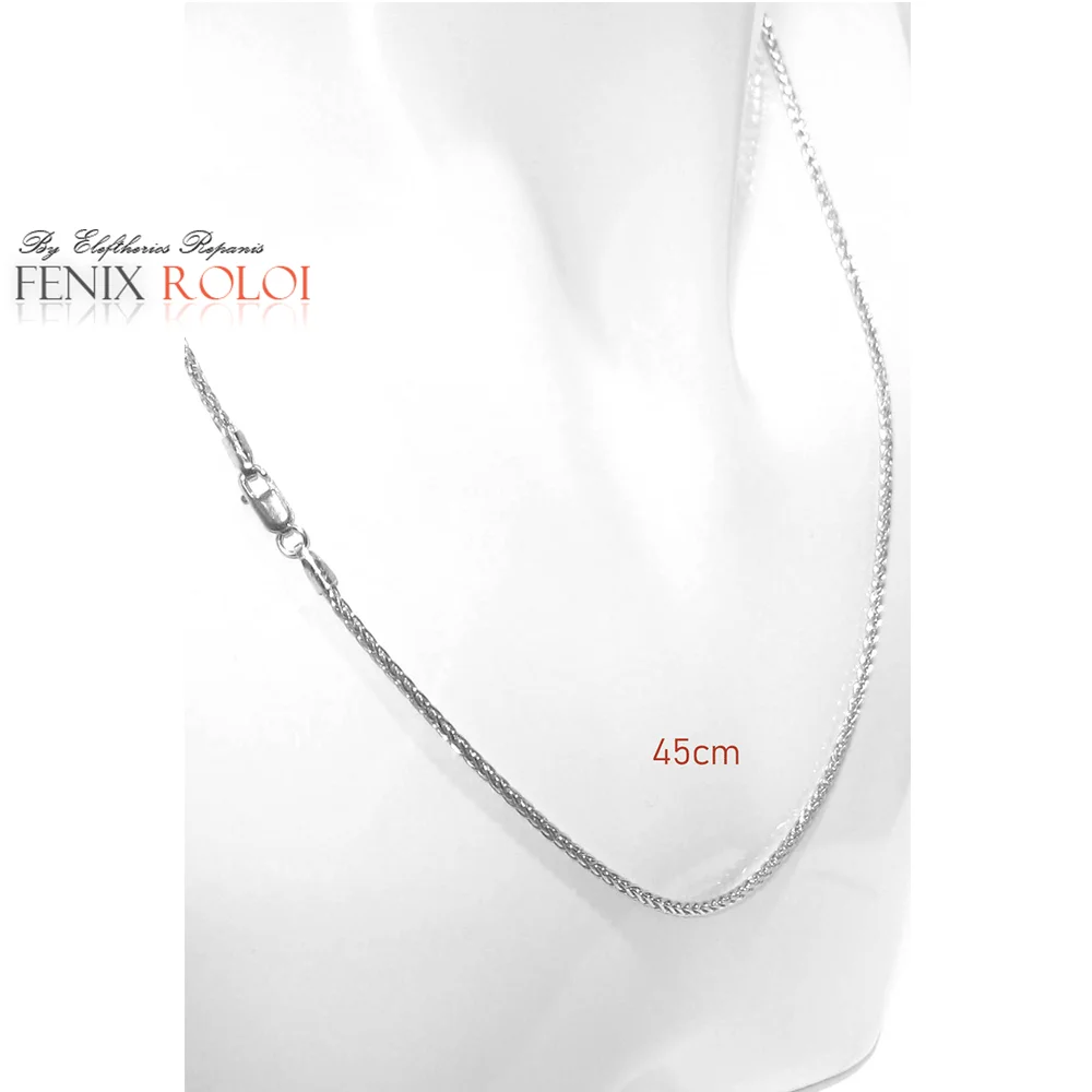 Φωτογραφία προϊόντος: fenixjewelry Αλυσίδα Χρυσή Λευκό Χρυσο Κ14 ΧΑ11
