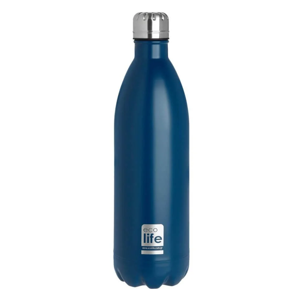 Φωτογραφία προϊόντος: Ecolife μπουκάλι θερμός Blue (Matte) 1l