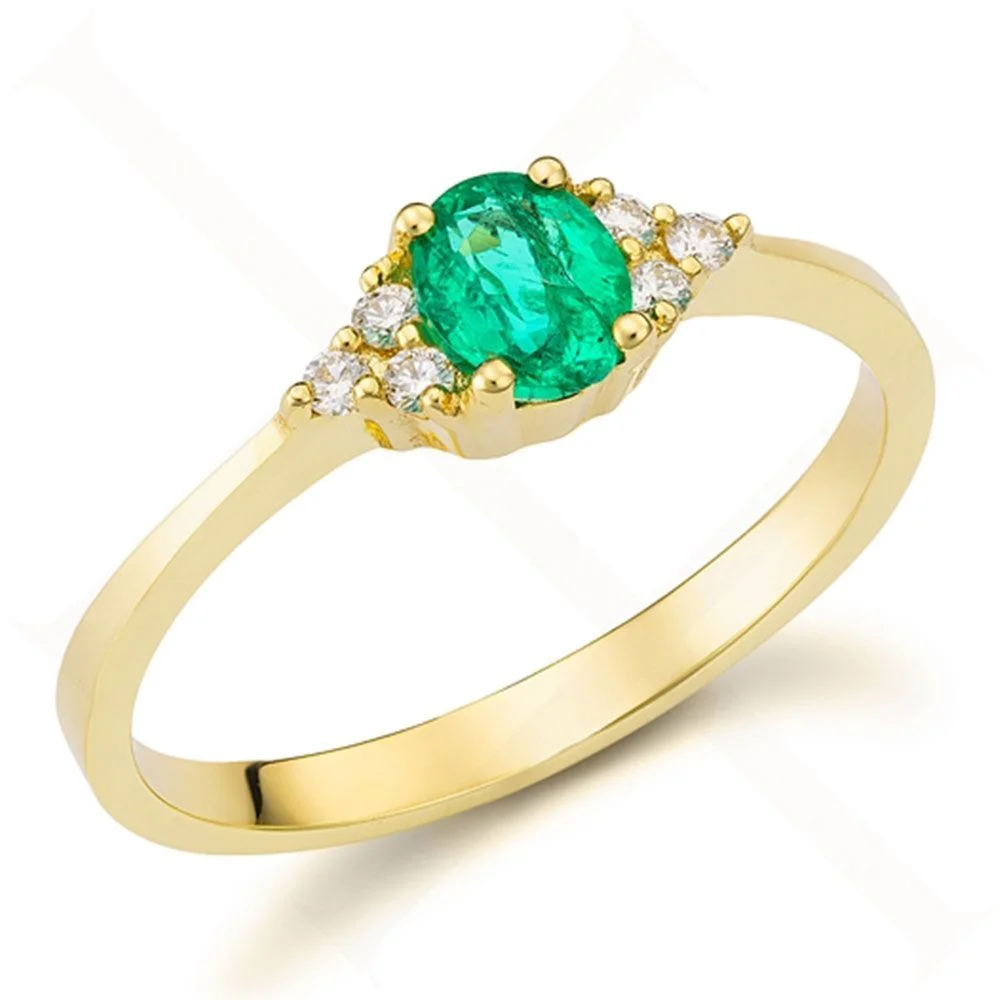Φωτογραφία προϊόντος: fenixjewelry Χρυσό Δαχτυλίδι 14k Πρασινο Ζιργκον 2317κ