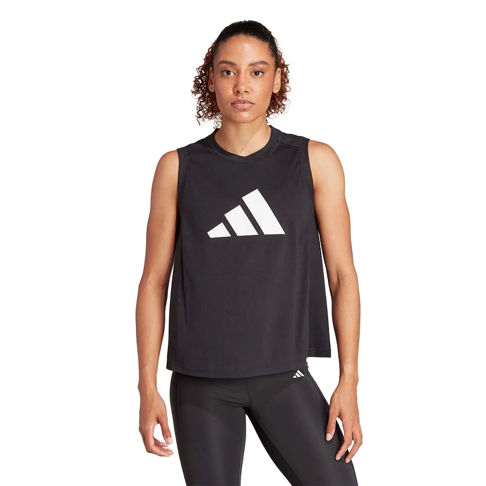 Φωτογραφία προϊόντος: adidas Performance ADIDAS WE LOGO TK Γυναικεία Αμάνικη Μπλούζα - ΜΑΥΡΟ