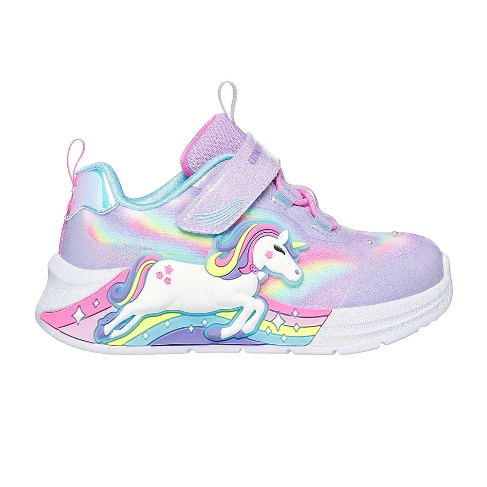 Φωτογραφία προϊόντος: Skechers Infant's S-Lights Unicorn Chaser Μωβ 302298N-LVMT (Skechers)