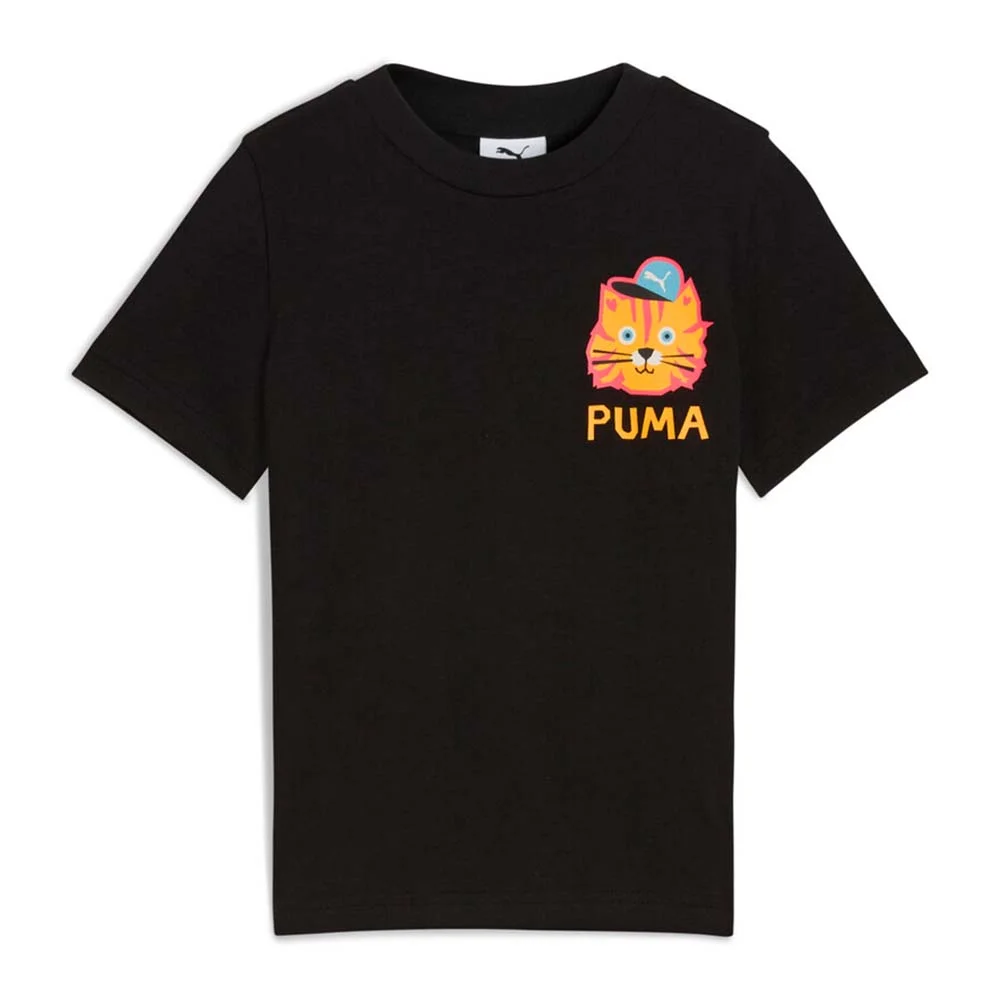 Φωτογραφία προϊόντος: 632205-01 - PUMA MOODY CAT GRAPHIC TEE I PS BLACK Color