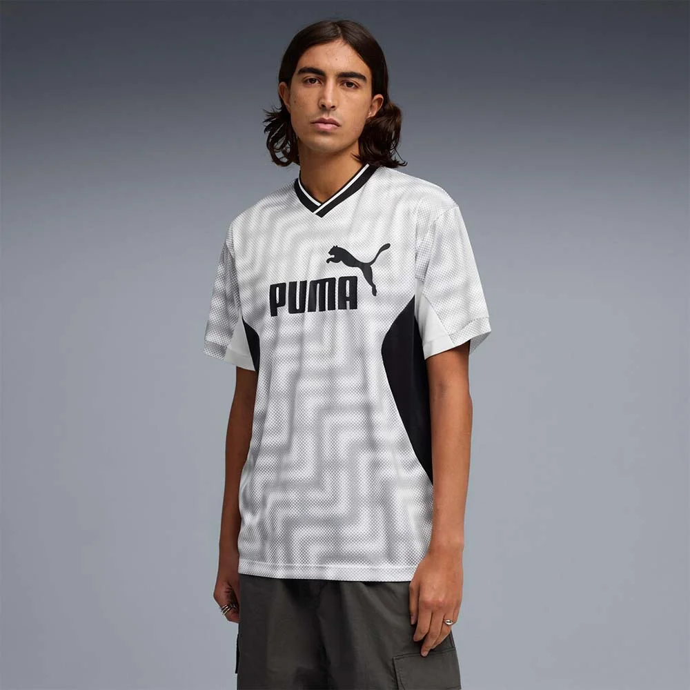 Φωτογραφία προϊόντος: Puma M Ess Block Relaxed Football Jersey - White/Black/Grey