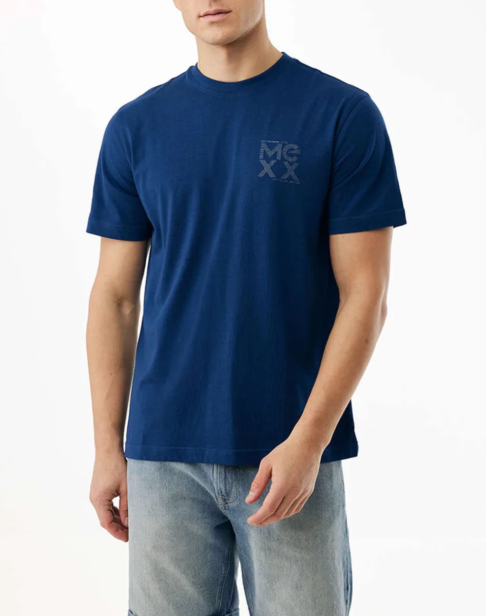 Φωτογραφία προϊόντος: MEXX Logo T-shirt Ανδρικό σε Χρώμα Μπλε