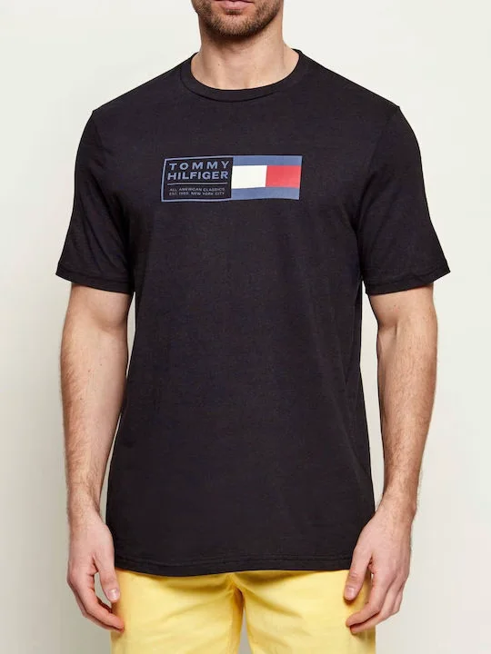 Φωτογραφία προϊόντος: Tommy Hilfiger Crew Neck T-shirt Μαύρο Μαύρο