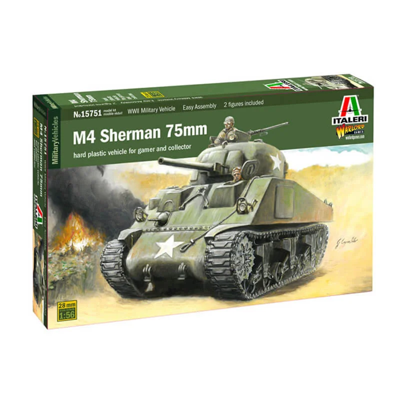 Φωτογραφία προϊόντος: Italeri 1/56 M4 Sherman 75mm (15751) 14393