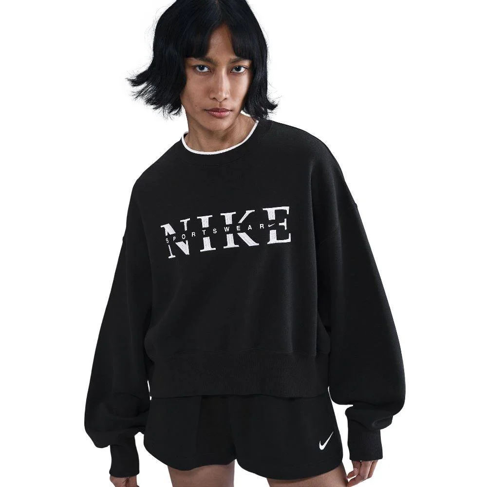 Φωτογραφία προϊόντος: IH4056-010 - NIKE NSW PHOENIX WOMENS CREW SWEAT GLS BLACK Color