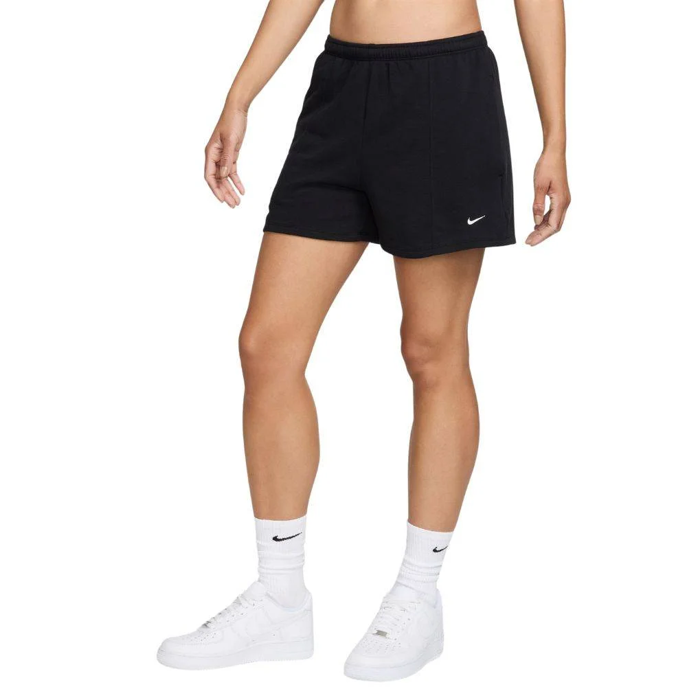 Φωτογραφία προϊόντος: HF6940-010 - NIKE NSW Womens Chill Terry Mid-Rise Short Black / Sail Color