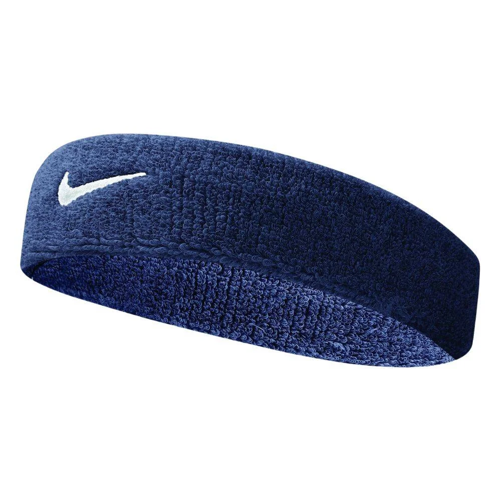 Φωτογραφία προϊόντος: N.NN.07-416 - NIKE SWOOSH HEADBAND OBSIDIAN / WHITE Color