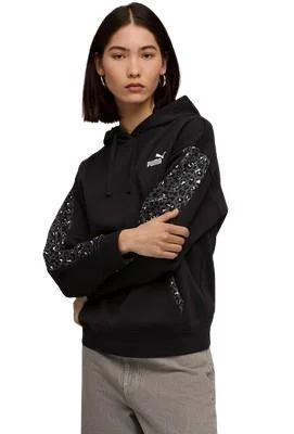 Φωτογραφία προϊόντος: PUMA Ess Graphic Animal Comfort Hoodie FL - Black/Grey/White