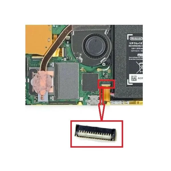 Φωτογραφία προϊόντος: 29pin FPC Connector for Nintendo Switch Lite