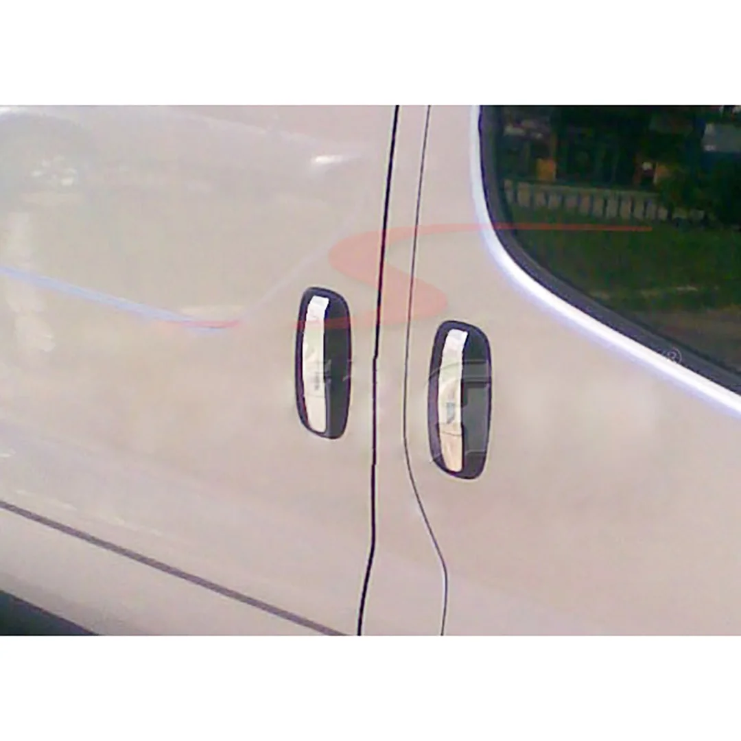 Φωτογραφία προϊόντος: ΧΕΡΟΥΛΙΑ ΠΟΡΤΑΣ ΓΙΑ RENAULT TRAFIC 2010+ ΧΡΩΜΙΟ ΜΕΤΑΛΛΙΚΑ 4ΤΕΜ. - S-dizayn - ΧΠ.7018120/SD