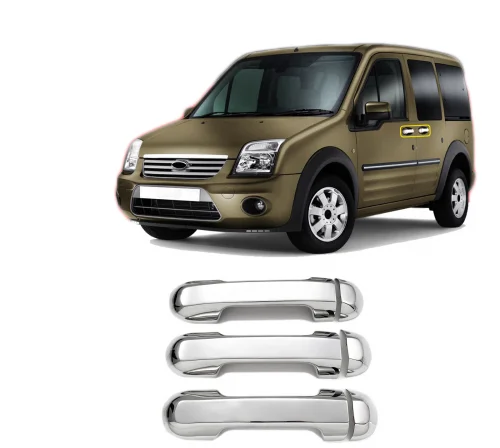Φωτογραφία προϊόντος: ΧΕΡΟΥΛΙΑ ΠΟΡΤΑΣ ΓΙΑ FORD TRANSIT CONNECT 2002-2014 ΧΡΩΜΙΟ ΜΕΤΑΛΛΙΚΟ 3ΤΕΜ. - S-dizayn - ΧΠ.5901122/SD