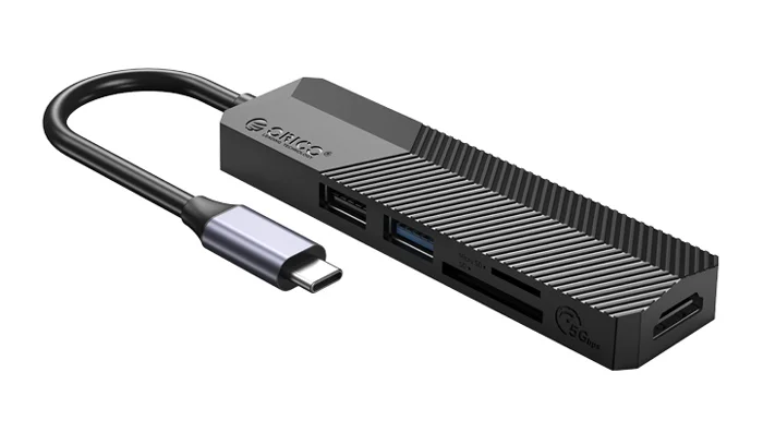 Φωτογραφία προϊόντος: ORICO docking station MDK-5P, 5 θυρών, USB-C σύνδεση, 4K, μαύρο