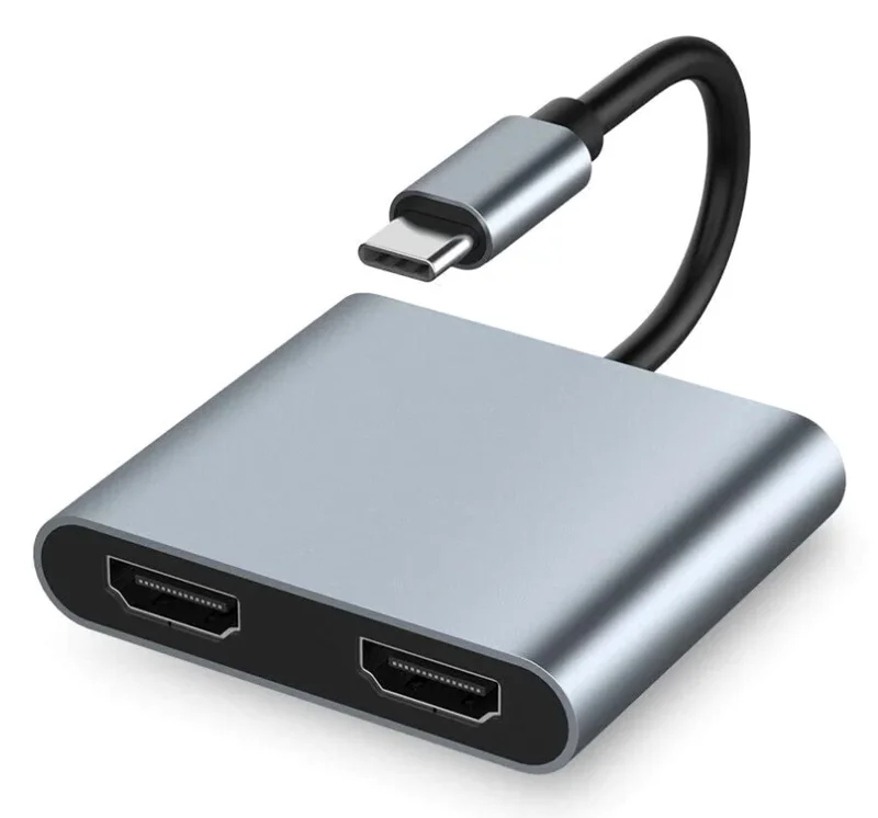 Φωτογραφία προϊόντος: POWERTECH docking station PTH-113, 4 θυρών, USB-C, 4K, 100W, γκρι