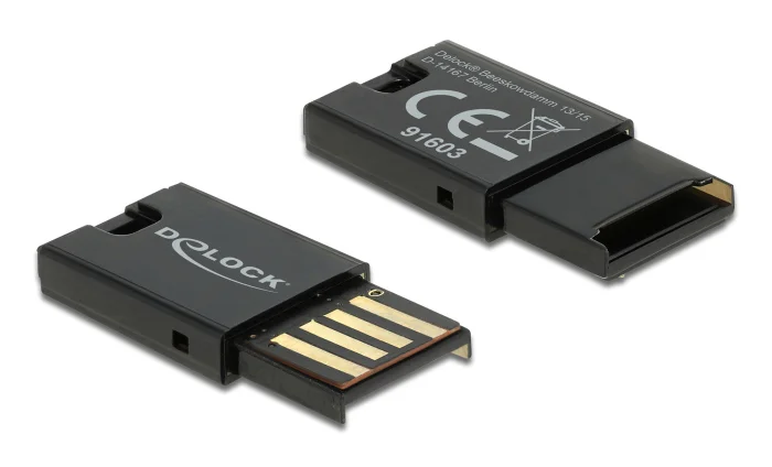 Φωτογραφία προϊόντος: DELOCK USB card reader 91603 για κάρτες μνήμης micro SD, μαύρο