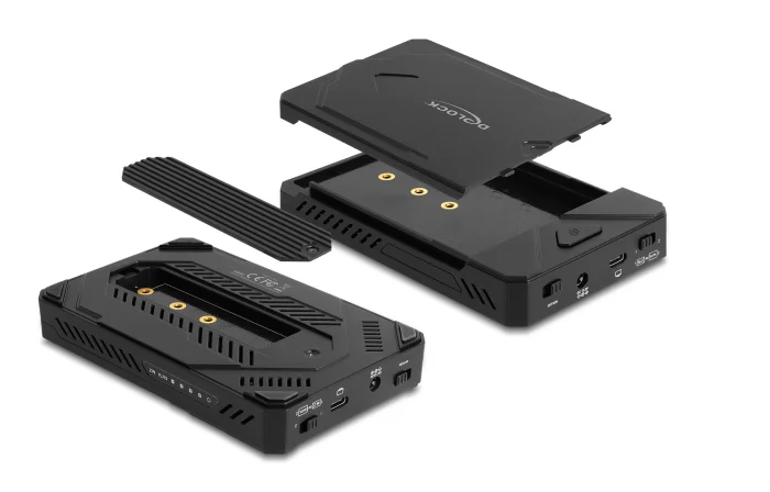 Φωτογραφία προϊόντος: DELOCK θήκη M.2 NVMe & SATA SSD/HDD 42020, 10Gbps, λειτουργία κλώνου