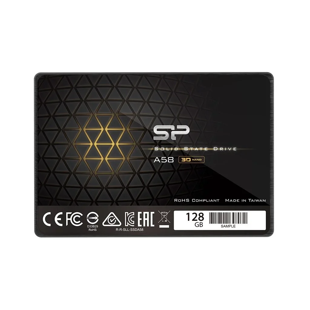 Φωτογραφία προϊόντος: SILICON POWER SSD A55 128GB, 2.5", SATA III, 460-360MB/s, 7mm