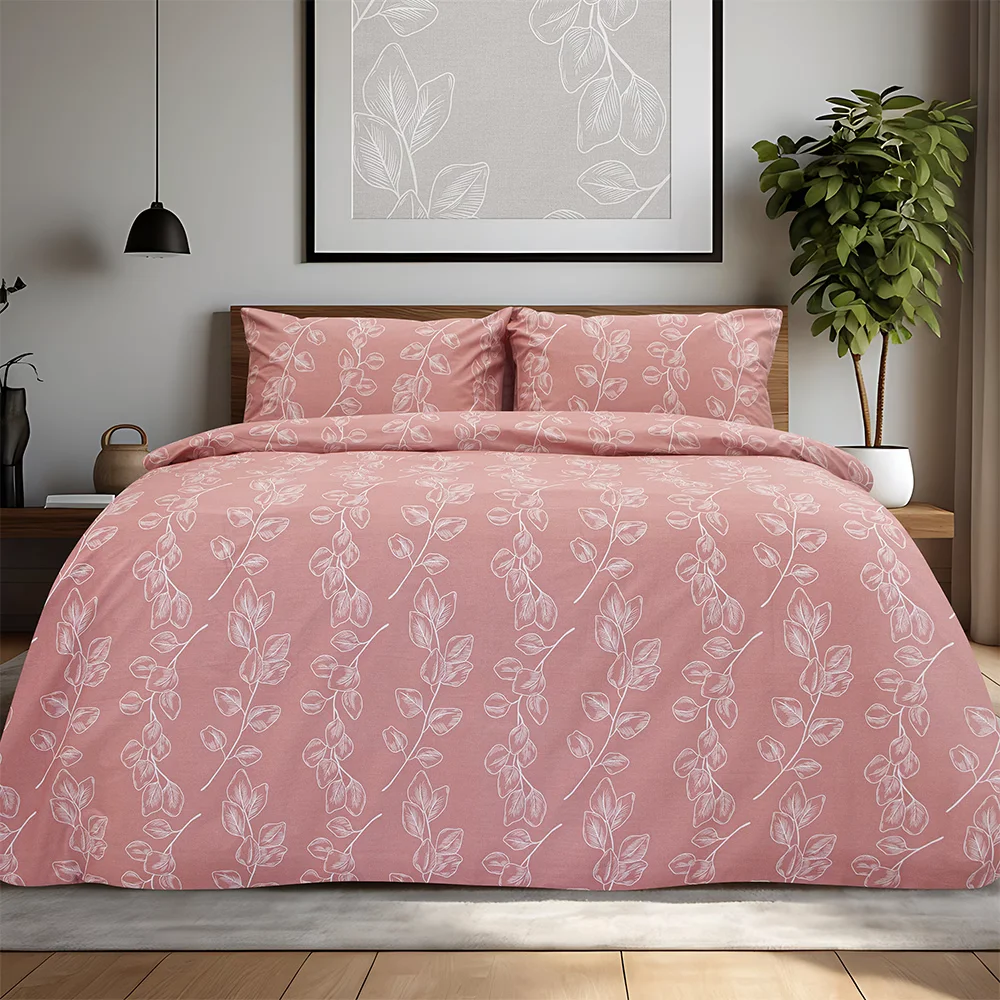 Φωτογραφία προϊόντος: Lino Home LINO Σετ Παπλωματοθήκη Υπέρδιπλη (225x245) Dejar Ροζ