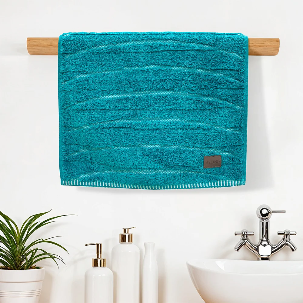 Φωτογραφία προϊόντος: Lino Home LINO Πετσέτα Χεριών (40x60) Loomline Πετρόλ