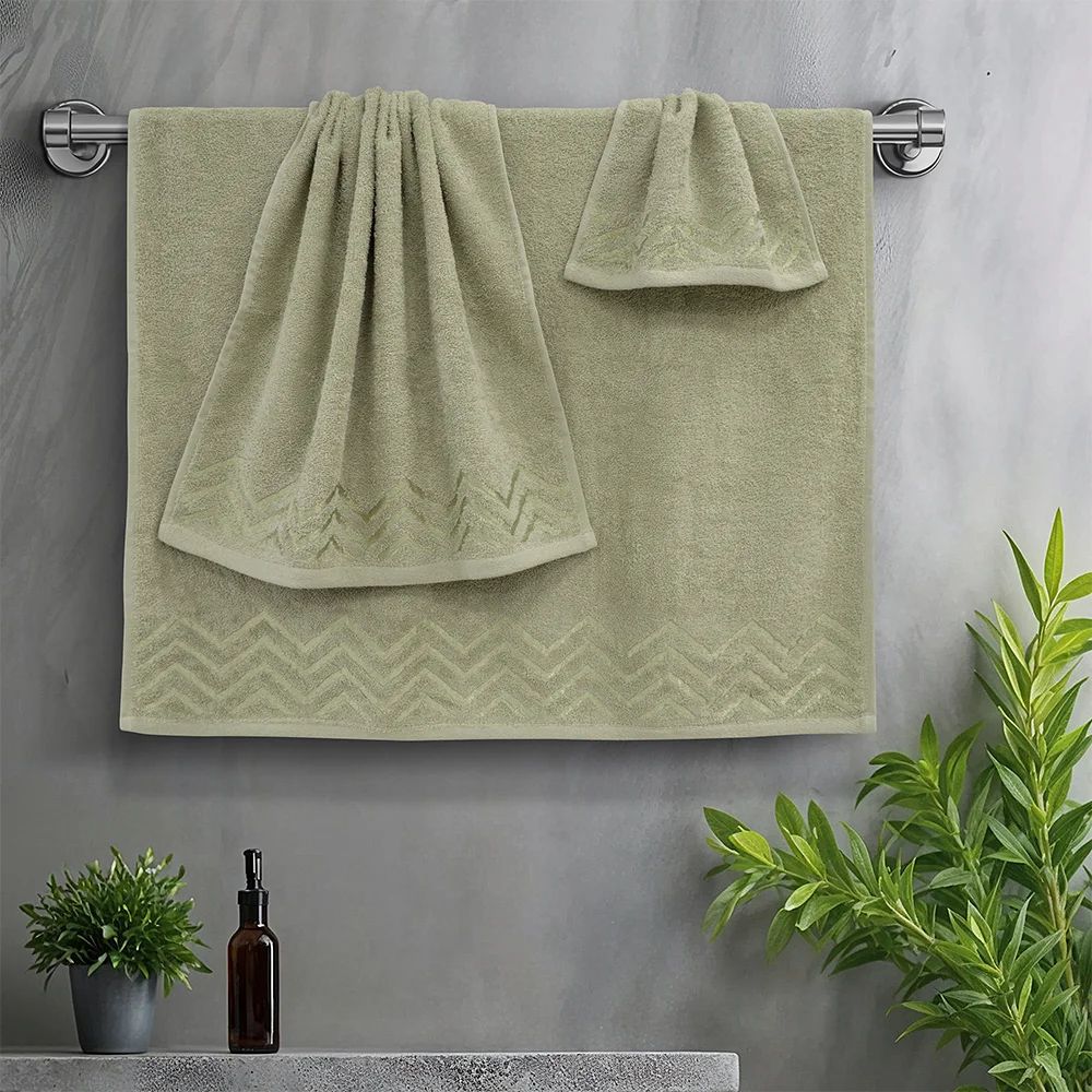 Φωτογραφία προϊόντος: Lino Home LINO Σετ πετσέτες 3τμχ (30x50,50x90,70x140) Wavie Λεμονί