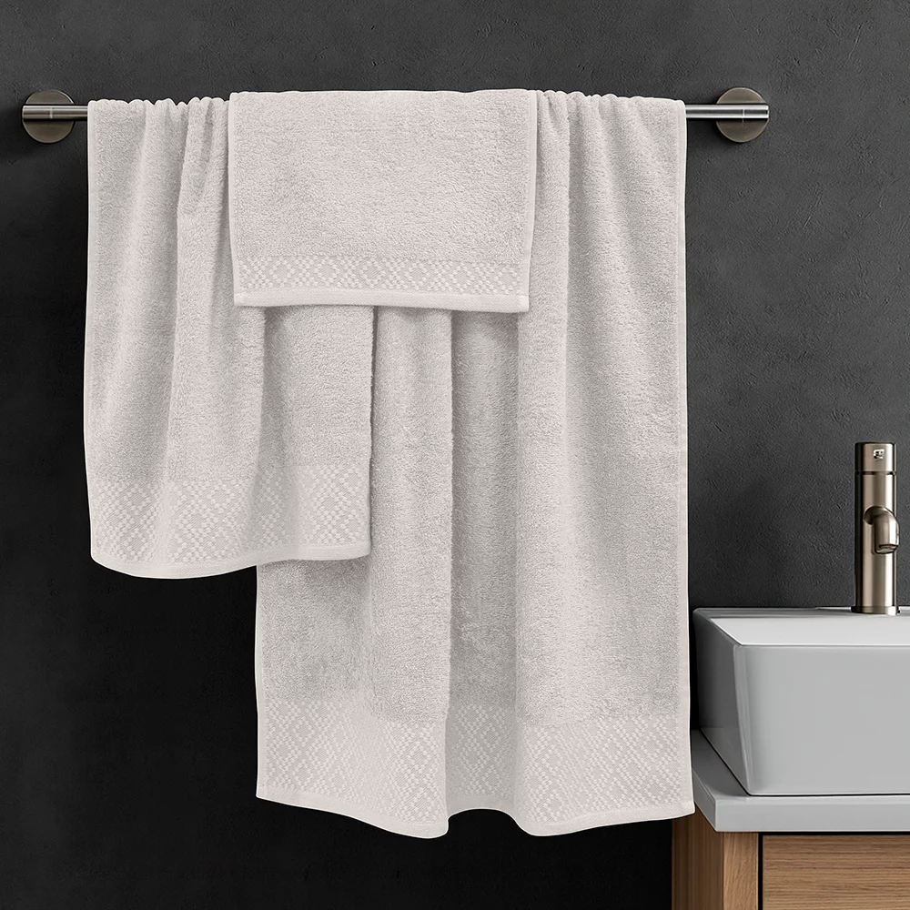 Φωτογραφία προϊόντος: Lino Home LINO Σετ πετσέτες 3τμχ (30x50,50x90,70x140) Serapha Εκρού