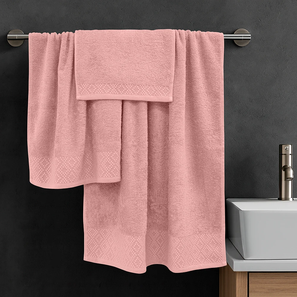 Φωτογραφία προϊόντος: Lino Home LINO Σετ πετσέτες 3τμχ (30x50,50x90,70x140) Serapha Κοραλί