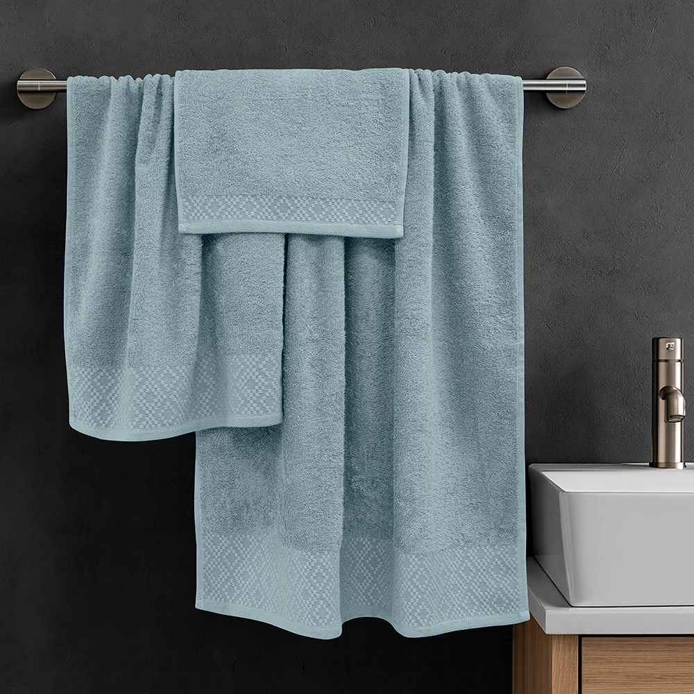 Φωτογραφία προϊόντος: Lino Home LINO Σετ πετσέτες 3τμχ (30x50,50x90,70x140) Serapha Μέντα
