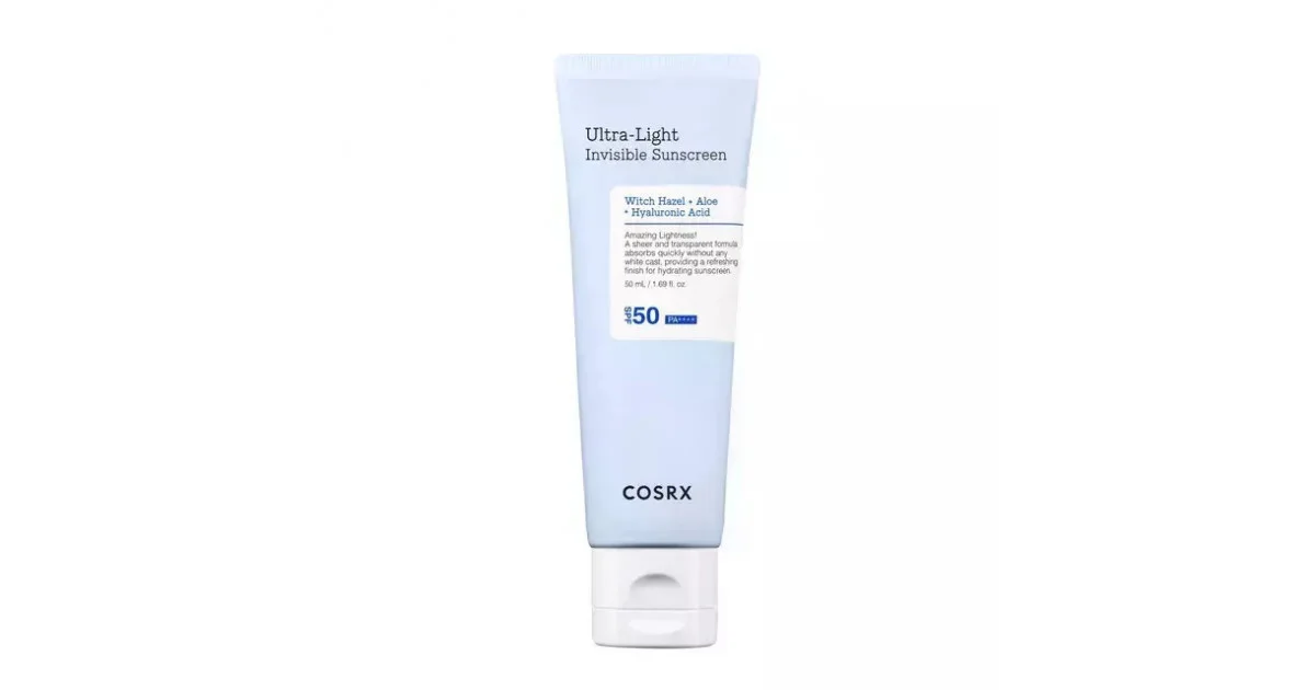 Φωτογραφία προϊόντος: Cosrx Ultra-Light Invisible Αντηλιακή Κρέμα Προσώπου SPF50+ 50ml