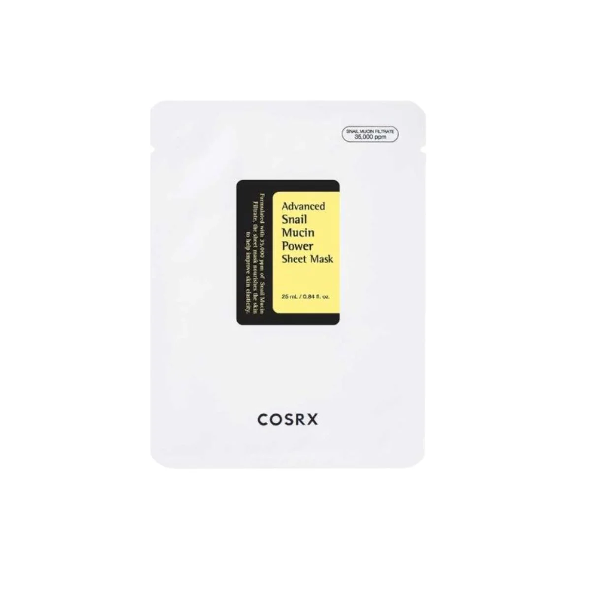 Φωτογραφία προϊόντος: Cosrx Advanced Snail Mucin Power Sheet Mask 21ml για Αντιγήρανση και Ενυδάτωση