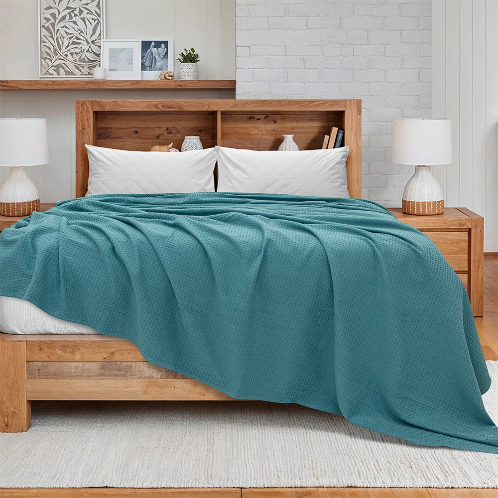 Φωτογραφία προϊόντος: Lino Home LINO Κουβέρτα King Size (240x260) Πικέ Cocoon Πετρόλ