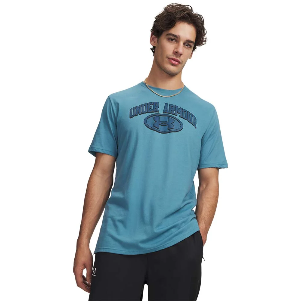Φωτογραφία προϊόντος: Under Armour Men's Wordmark Locker Tag Shortsleeve T-Shirt Πετρόλ 6012778-466 (Under Armour)