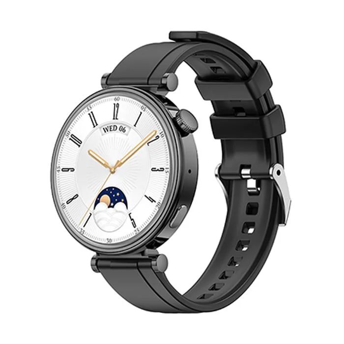 Φωτογραφία προϊόντος: XO Smartwatch με οθόνη AMOLED 1.32\" σε μαύρο χρώμα