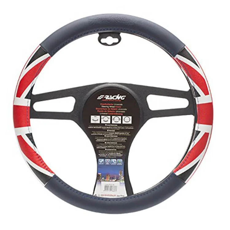 Φωτογραφία προϊόντος: Simoni Racing ΚΑΛΥΜΜΑ ΤΙΜΟΝΙΟΥ UK FLAG (ΣΗΜΑΙΑ ΑΓΓΛΙΑΣ) ΜΠΛΕ/ΚΟΚΚΙΝΟ 37>39cm SRCVT/53