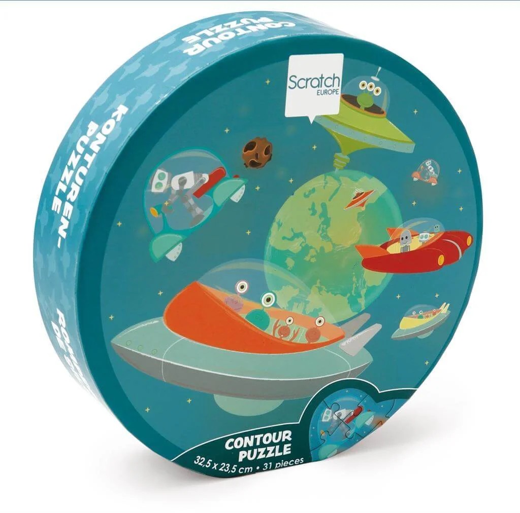 Φωτογραφία προϊόντος: CONTOUR PUZZLE/SPACE 31pcs Scratch