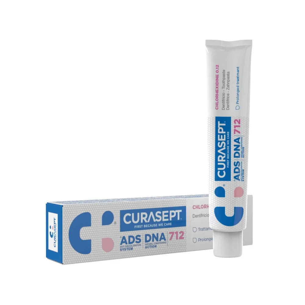 Φωτογραφία προϊόντος: CURASEPT ADS 712 DNA - Οδοντόκρεμα 0,12% CHX (75ml)