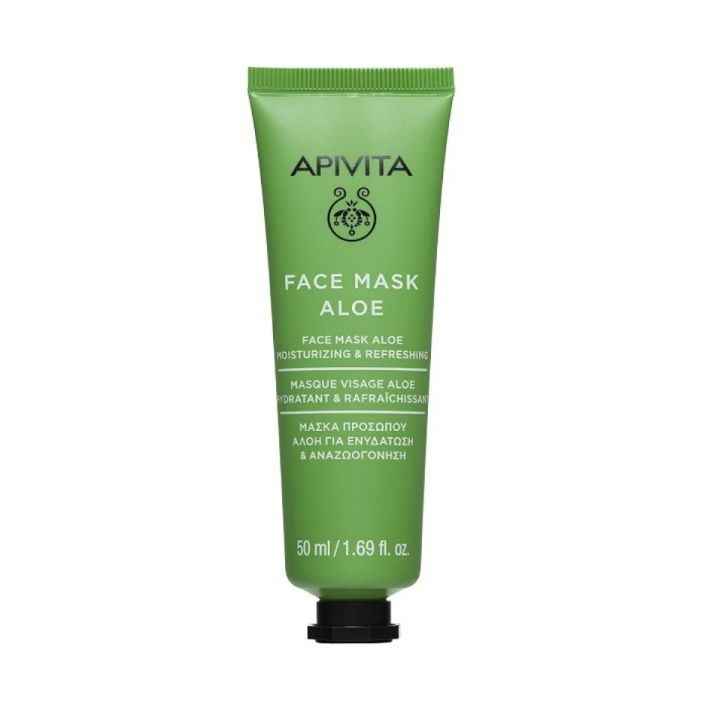 Φωτογραφία προϊόντος: APIVITA Face Mask with Aloe - Μάσκα Προσώπου με Αλόη (50ml)