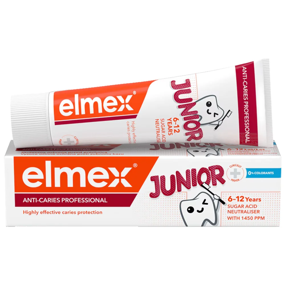 Φωτογραφία προϊόντος: ELMEX Οδοντόπαστα Anti-Caries Professional Junior 6-12 ετών (75ml)