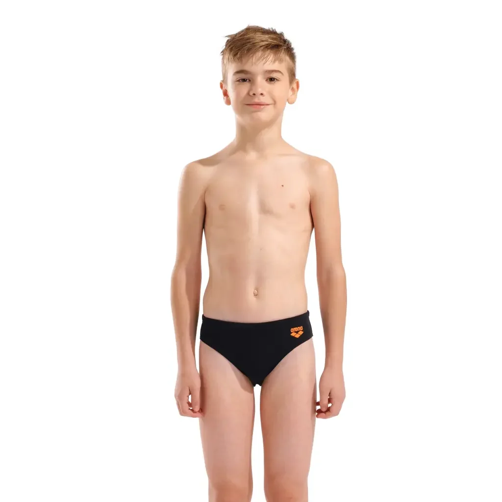 Φωτογραφία προϊόντος: Arena Boys Bright Swim Briefs – Παιδικό Μαγιό Κολύμβησης |503 | BLACK-TEAM ORANGE ARENA black