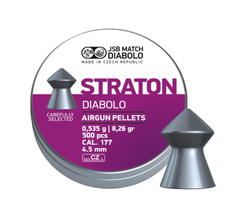 Φωτογραφία προϊόντος: ΒΛΗΜΑΤΑ JSB STRATON 4.50mm / 500, (0,535gr / 8,256g)