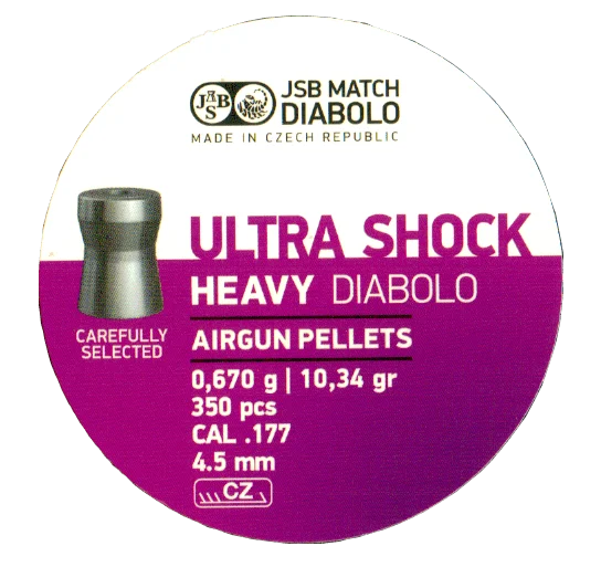 Φωτογραφία προϊόντος: ΒΛΗΜΑΤΑ JSB Ultra Shock Heavy 4,52 (0.67g/10.34gr)