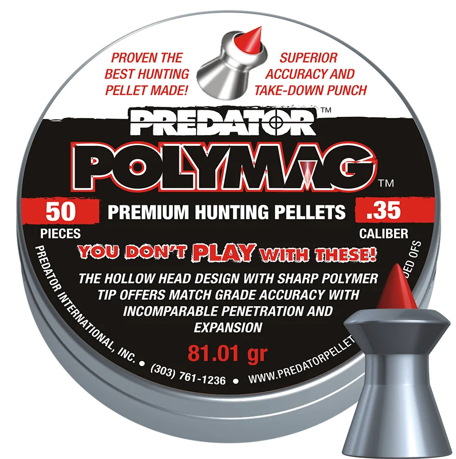 Φωτογραφία προϊόντος: JSB ΒΛΗΜΑΤΑ POLYMAG-PREDATOR 9mm / 50pcs