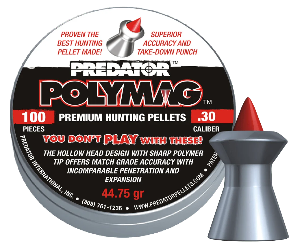 Φωτογραφία προϊόντος: ΒΛΗΜΑΤΑ JSB POLYMAG-PREDATOR 7,62mm / 100pcs