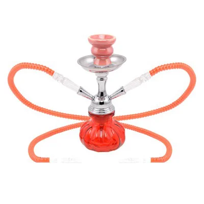 Φωτογραφία προϊόντος: Ναργιλές Atomic Hookah 25cm Pumpkin Red Κολοκύθα κόκκινη 2 hoses