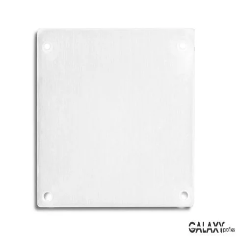 Φωτογραφία προϊόντος: End cap E69W aluminium white RAL9010 for profile PN17, 2 PCS, incl. screws