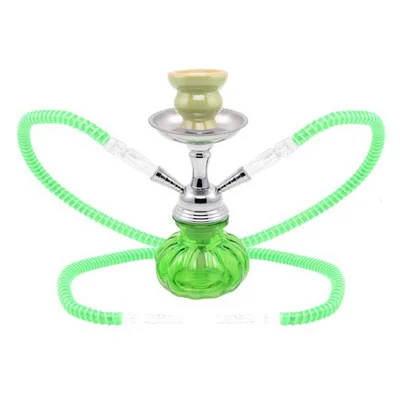 Φωτογραφία προϊόντος: Ναργιλές Atomic Hookah 25cm Pumpkin Green Κολοκύθα πράσινη 2 hoses