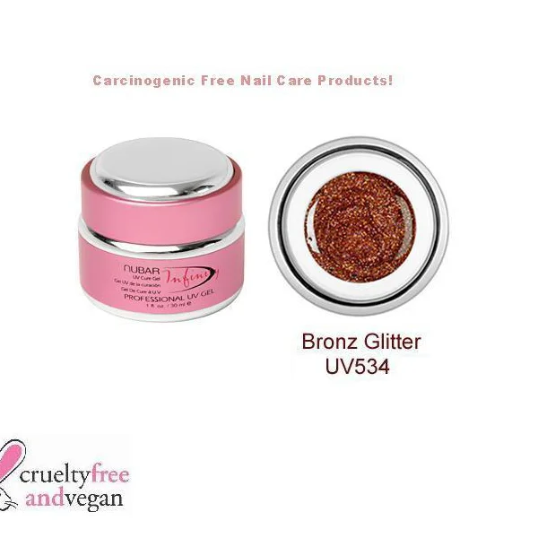 Φωτογραφία προϊόντος: GEL-NUBAR UV534-BRONZ GLITTER-15ML - NUBAR