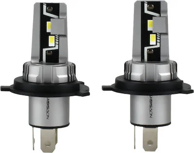 Φωτογραφία προϊόντος: OEM H4 LED 12V 50W 10000LM 6500K IP68 A500 N57 NOVSIGHT 2 X 25W