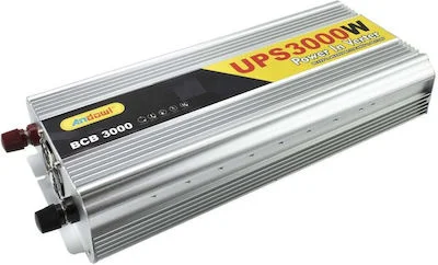 Φωτογραφία προϊόντος: OEM Inverter Τροποποιημένου Ημιτόνου 3000W 12V σε 220V Andowl BCB-3000 – Ασημί